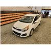 Image 4 : 2013 KIA RIO, WHITE, 188538 KMS, FRONT WHEEL DRIVE. NO RESERVE. - D810889