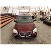 Image 7 : 2008 PONTIAC MONTANNA, RED, 220642 KMS, FRONT WHEEL DRIVE. - D150876
