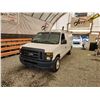 Image 3 : 2011 FORD ECONOLINE E150, WHITE, 259788 KMS, REAR WHEEL DRIVE. - DA39455