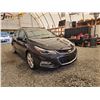 Image 8 : 2018 CHEVY CRUZE, BLACK, 163370 KMS, FRONT WHEEL DRIVE. - D630352