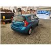 Image 15 : 2014 NISSAN VERSA, TEAL, 75801 KMS, FRONT WHEEL DRIVE. - D352969