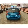 Image 18 : 2014 NISSAN VERSA, TEAL, 75801 KMS, FRONT WHEEL DRIVE. - D352969