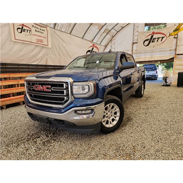 2016 GMC SIERRA, BLUE, 207371 KMS, 4X4. - D333055