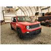 Image 8 : 2015 JEEP RENAGADE, RED, 210350 KMS, FOUR WHEEL DRIVE. - DB42379