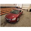 Image 4 : 2009 CHEVY MALIBU, RED, 276107 KMS, FRONT WHEEL DRIVE. - D188148