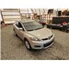 Image 10 : 2007 MAZDA CX-7, SILVER, 261306 KMS, FRONT WHEEL DRIVE. - D109155