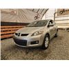 Image 2 : 2007 MAZDA CX-7, SILVER, 261306 KMS, FRONT WHEEL DRIVE. - D109155