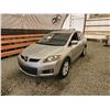 Image 3 : 2007 MAZDA CX-7, SILVER, 261306 KMS, FRONT WHEEL DRIVE. - D109155