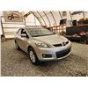 Image 8 : 2007 MAZDA CX-7, SILVER, 261306 KMS, FRONT WHEEL DRIVE. - D109155