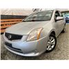 Image 1 : 2012 NISSAN SENTRA, SILVER, 165692 KMS, FRONT WHEEL DRIVE. - D680086