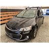 Image 3 : 2018 CHEVROLET SONIC, BLACK, 166177 KMS, FRONT WHEEL DRIVE. - D120104