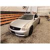 Image 3 : 2003 INFINITI G35, SILVER, 220989 KMS, REAR WHEEL DRIVE. - B207510