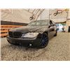 Image 1 : 2007 BMW 750LI, BLACK, 166489 KMS, REAR WHEEL DRIVE. - BT69257