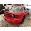 Image 15 : 2004 CHEVY CAVALIER, RED, 260998 KMS, FRONT WHEEL DRIVE. - B124542