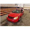 Image 3 : 2006 CHEVY COBALT, RED, 177828 KMS, FRONT WHEEL DRIVE. - B738948
