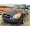Image 24 : 2011 HYUNDAI ACCENT, GREY, 149743 KMS, FRONT WHEEL DRIVE. - J202842