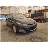 Image 8 : 2018 CHEVY CRUZE, BLACK, 163370 KMS, FRONT WHEEL DRIVE. - D630352