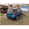 Image 15 : 2014 NISSAN VERSA, TEAL, 75801 KMS, FRONT WHEEL DRIVE. - D352969