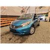 Image 1 : 2014 NISSAN VERSA, TEAL, 75801 KMS, FRONT WHEEL DRIVE. - D352969