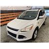 Image 3 : 2014 FORD ESCAPE, WHITE, 271246 KMS, FRONT WHEEL DRIVE. - DD39253