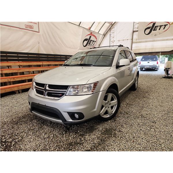 2012 DODGE JOURNEY RT, SILVER, 150440 KMS, ALL WHEEL DRIVE. - D339171