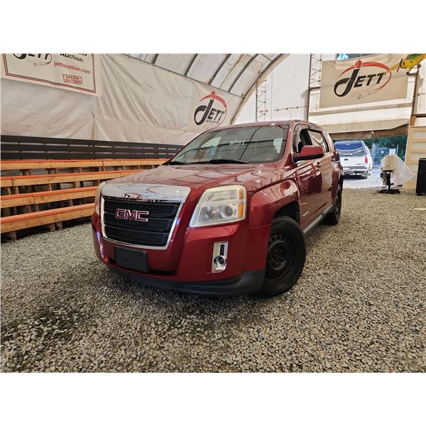 2010 GMC TERAIN, RED, 154279 KMS, FRONT WHEEL DRIVE. - D332844