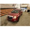 Image 4 : 2010 GMC TERAIN, RED, 154279 KMS, FRONT WHEEL DRIVE. - D332844