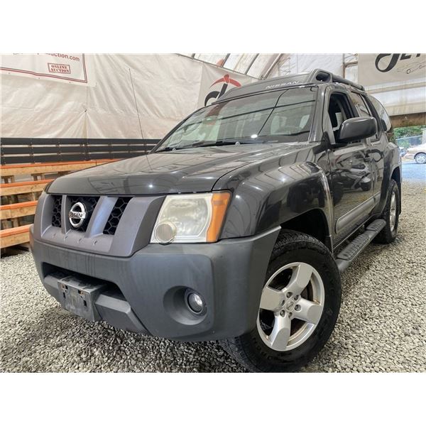 2007 NISSAN XTERRA, GREY, 242912 KMS, 4X4. - D537691