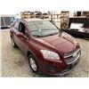 Image 10 : 2016 CHEVY TRAX, RED, 127463 KMS, ALL WHEEL DRIVE. - D194412