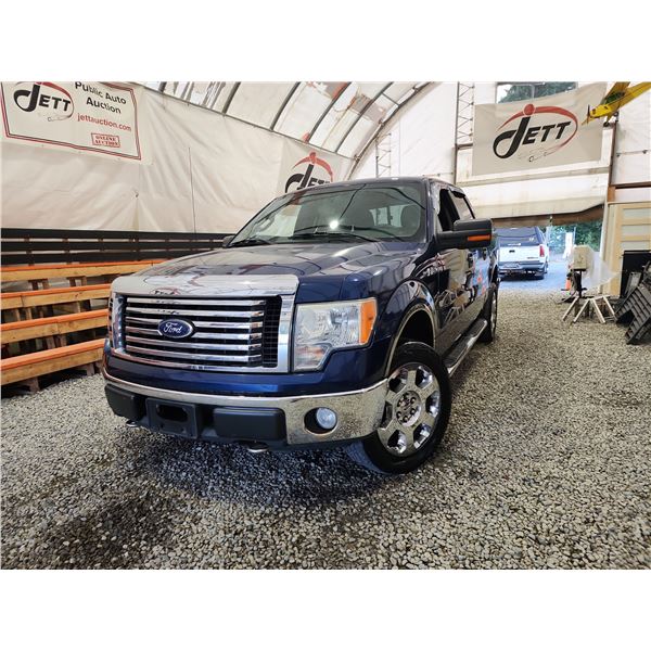 2010 FORD F150, BLUE, 338704 KMS, 4X4. - DB58145