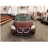 Image 6 : 2008 PONTIAC MONTANNA, RED, 220642 KMS, FRONT WHEEL DRIVE. - D150876