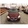 Image 7 : 2008 PONTIAC MONTANNA, RED, 220642 KMS, FRONT WHEEL DRIVE. - D150876