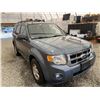 Image 9 : 2011 FORD ESCAPE, BLUE, 235559 KMS, FRONT WHEEL DRIVE. - DB62431