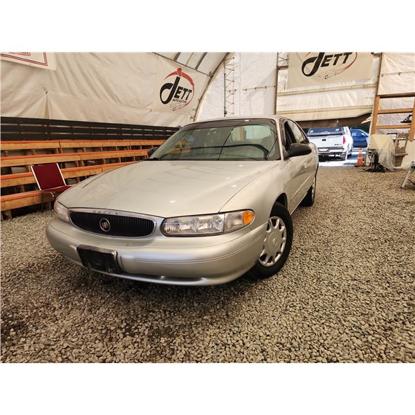 2005 BUICK CENTURY, SILVER, 195337 KMS, FRONT WHEEL DRIVE. - D189275