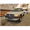 Image 2 : 2002 DODGE DAKOTA, SILVER, 317094 KMS, 4X4. - B699077