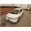 Image 4 : 2008 HONDA CIVIC HYBRID, WHITE, 91552 MILES, FRONT WHEEL DRIVE. - D800071