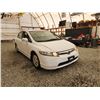 Image 8 : 2008 HONDA CIVIC HYBRID, WHITE, 91552 MILES, FRONT WHEEL DRIVE. - D800071