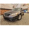 Image 1 : 2014 CHRYSLER 200, GREY, 166207 KMS, FRONT WHEEL DRIVE. - D229947
