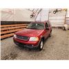 Image 3 : 2003 FORD EXPLORER, RED, 220767 KMS, FOUR WHEEL DRIVE. - DA07966