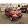 Image 9 : 2003 FORD EXPLORER, RED, 220767 KMS, FOUR WHEEL DRIVE. - DA07966