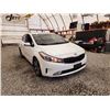 Image 8 : 2018 KIA FORTE, WHITE, 137225 KMS, FRONT WHEEL DRIVE. - J238131