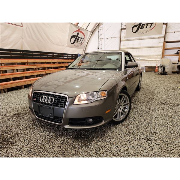 2009 AUDI A4 2.0, GOLD, 92320 KMS, ALL WHEEL DRIVE. - J010328