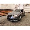Image 2 : 2017 NISSAN SENTRA, GREY, 190122 KMS, FRONT WHEEL DRIVE. - J314683