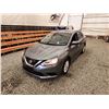 Image 3 : 2017 NISSAN SENTRA, GREY, 190122 KMS, FRONT WHEEL DRIVE. - J314683