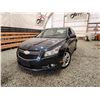 Image 1 : 2014 CHEVY CRUZE, BLUE, 166591 KMS, FRONT WHEEL DRIVE. - D413191