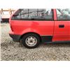 Image 28 : 1991 GEO SPRINT, RED, 313535 KMS, FRONT WHEEL DRIVE. NO RESERVE. - D760430