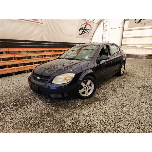 2009 CHEVROLET COBALT LT, BLUE, 205060 KMS, FRONT WHEEL DRIVE. - D277124