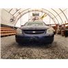 Image 5 : 2009 CHEVROLET COBALT LT, BLUE, 205060 KMS, FRONT WHEEL DRIVE. - D277124