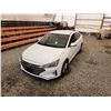 Image 4 : 2019 HYUNDAI ELANTRA, WHITE, 111214 KMS, FRONT WHEEL DRIVE. - J801546