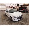 Image 9 : 2019 HYUNDAI ELANTRA, WHITE, 111214 KMS, FRONT WHEEL DRIVE. - J801546